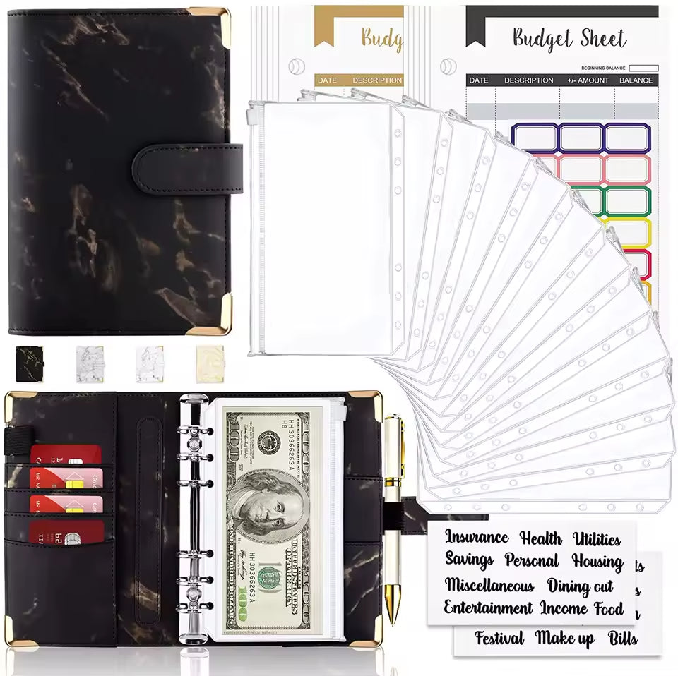 Carnet Japonais Multifonction – Gestion du Budget Familial-noir