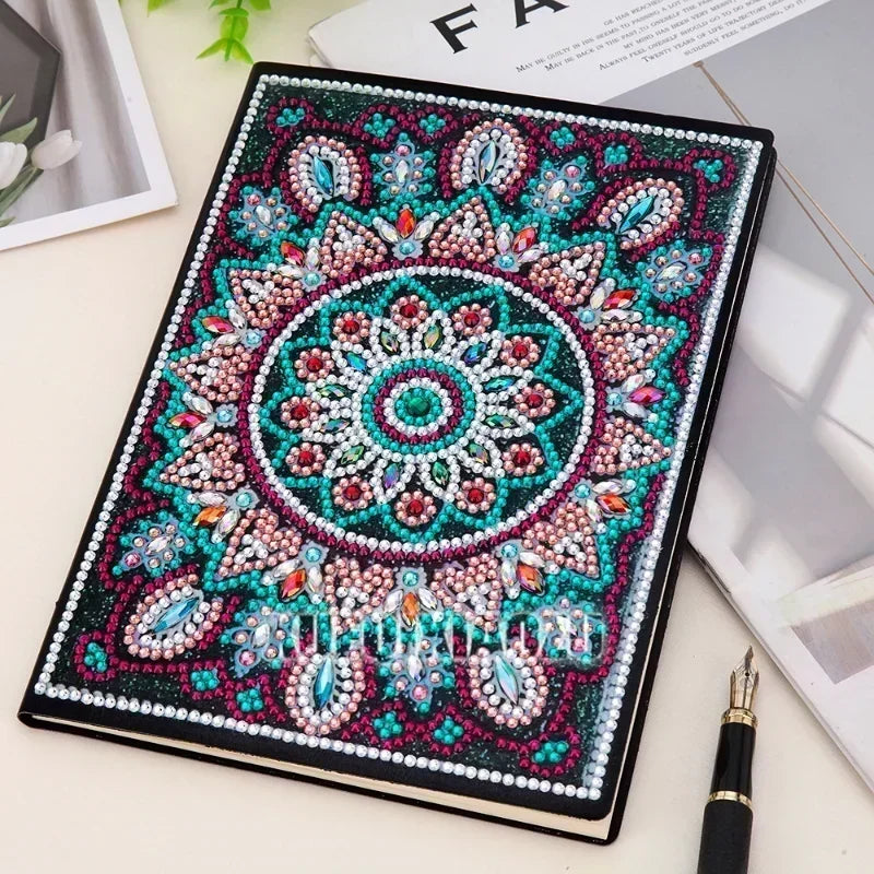 Carnet “Diamant 5D Oriental” – Un Écrin de Lumière Pour Vos Idées