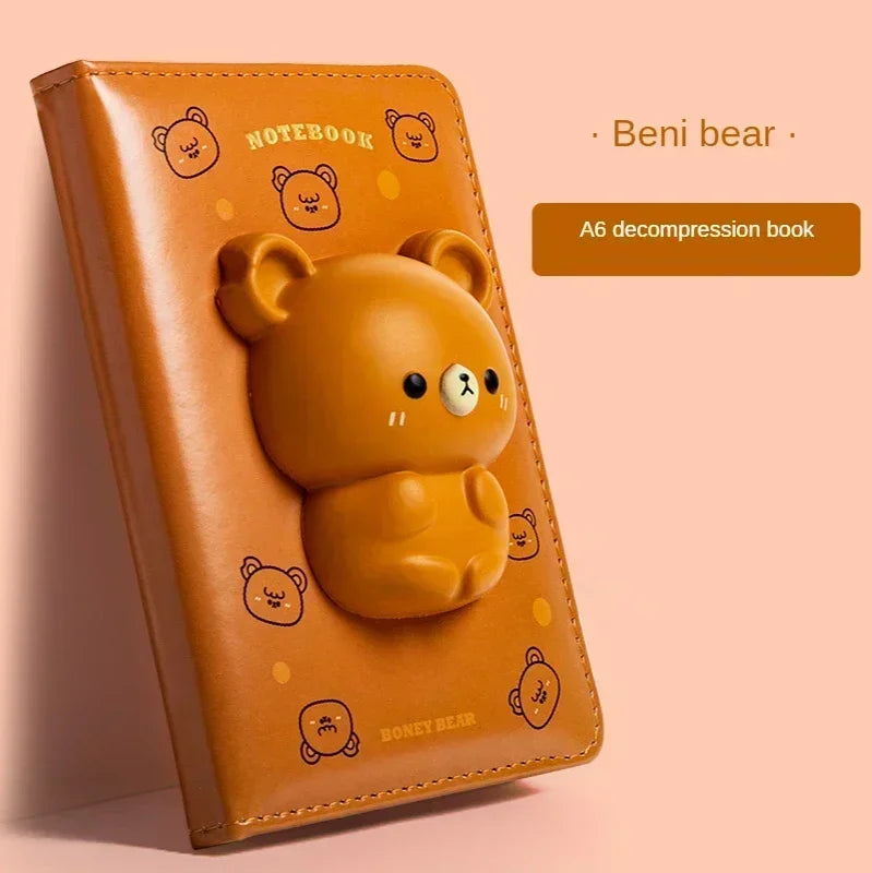 Carnet Anti-Stress à Motif Cartoon – Doux et Créatif 3D