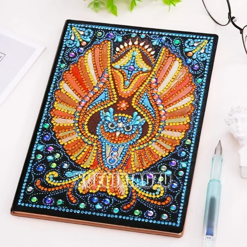 Carnet “Diamant 5D Oriental” – Un Écrin de Lumière Pour Vos Idées