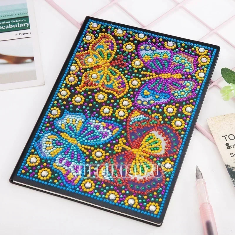 Carnet “Diamant 5D Oriental” – Un Écrin de Lumière Pour Vos Idées