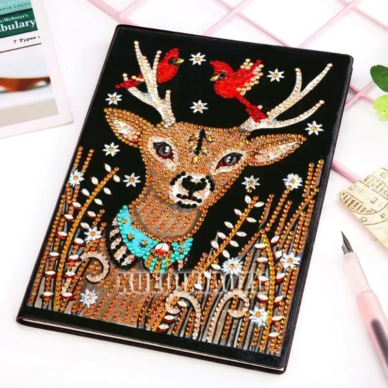 Carnet “Diamant 5D Oriental” – Un Écrin de Lumière Pour Vos Idées