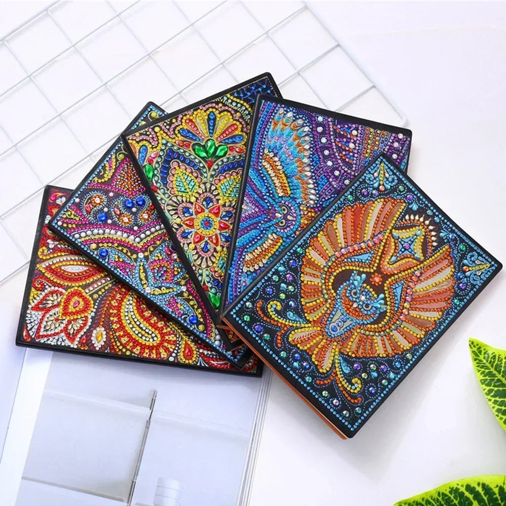 Carnet “Diamant 5D Oriental” – Un Écrin de Lumière Pour Vos Idées