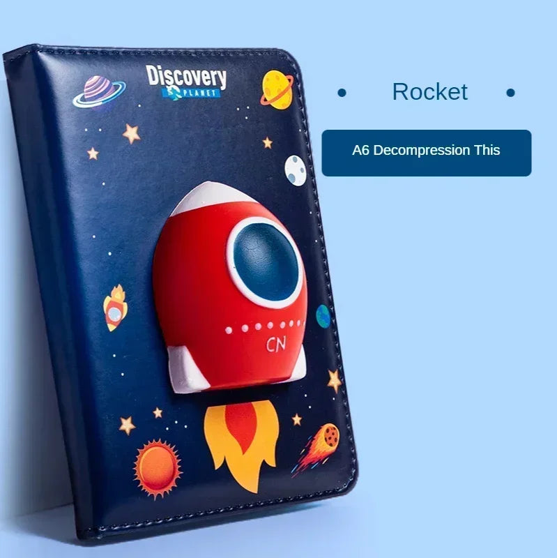 Carnet Anti-Stress à Motif Cartoon – Doux et Créatif 3D