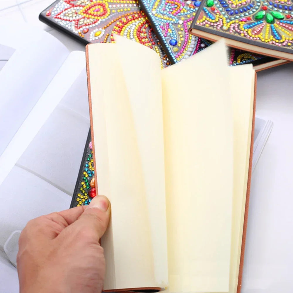 Carnet “Diamant 5D Oriental” – Un Écrin de Lumière Pour Vos Idées