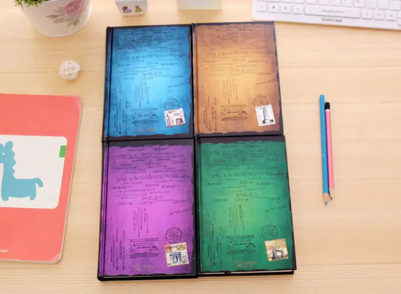 Agenda Vintage – Notebook Élégant pour Notes et Organisation