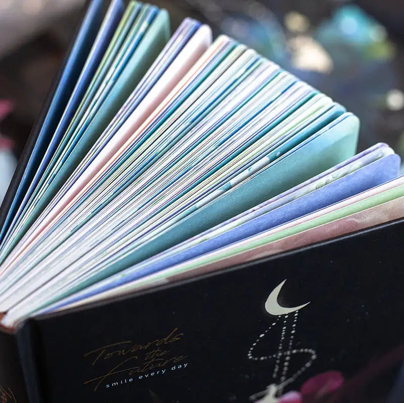 Carnet A5 Sombre & Lumineux avec Illustrations Colorées