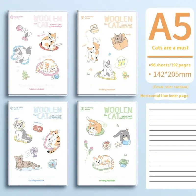 Carnet Animal Lot de 4 – Carnet à Couverture Plastique Souple