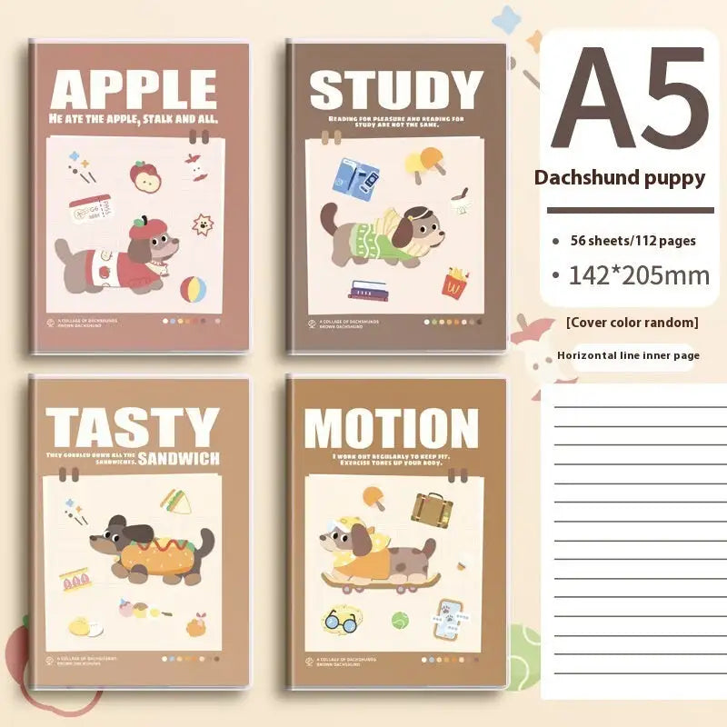 Carnet Animal Lot de 4 – Carnet à Couverture Plastique Souple