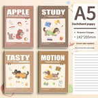 Carnet Animal Lot de 4 – Carnet à Couverture Plastique Souple