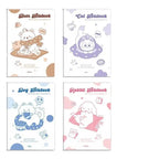 Carnet Animal Lot de 4 – Carnet à Couverture Plastique Souple