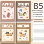 Carnet Animal Lot de 4 – Carnet à Couverture Plastique Souple