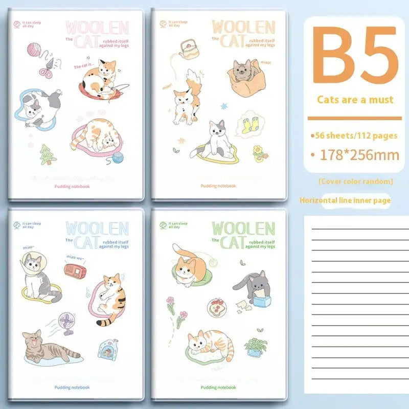 Carnet Animal Lot de 4 – Carnet à Couverture Plastique Souple