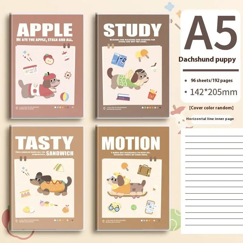 Carnet Animal Lot de 4 – Carnet à Couverture Plastique Souple