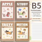 Carnet Animal Lot de 4 – Carnet à Couverture Plastique Souple