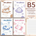 Carnet Animal Lot de 4 – Carnet à Couverture Plastique Souple