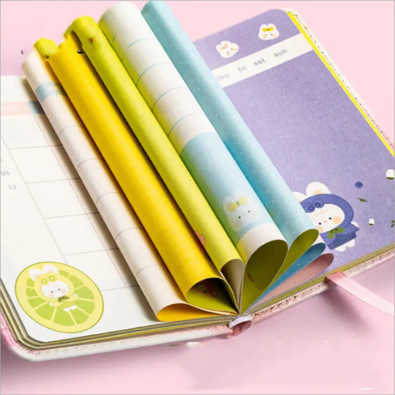 Carnet Anti-Stress à Motif Cartoon – Doux et Créatif