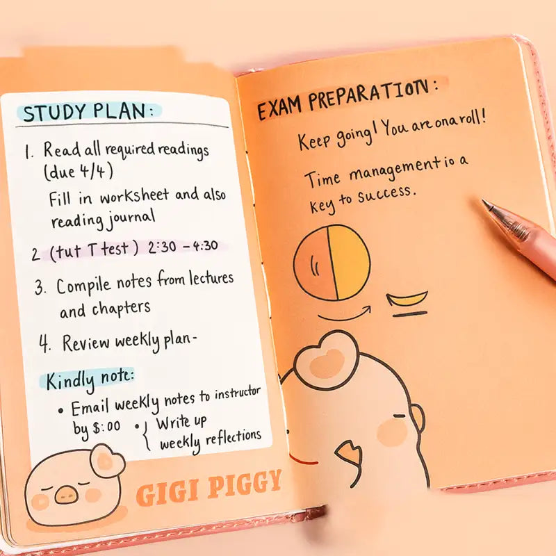 Carnet Anti-Stress à Motif Cartoon – Doux et Créatif