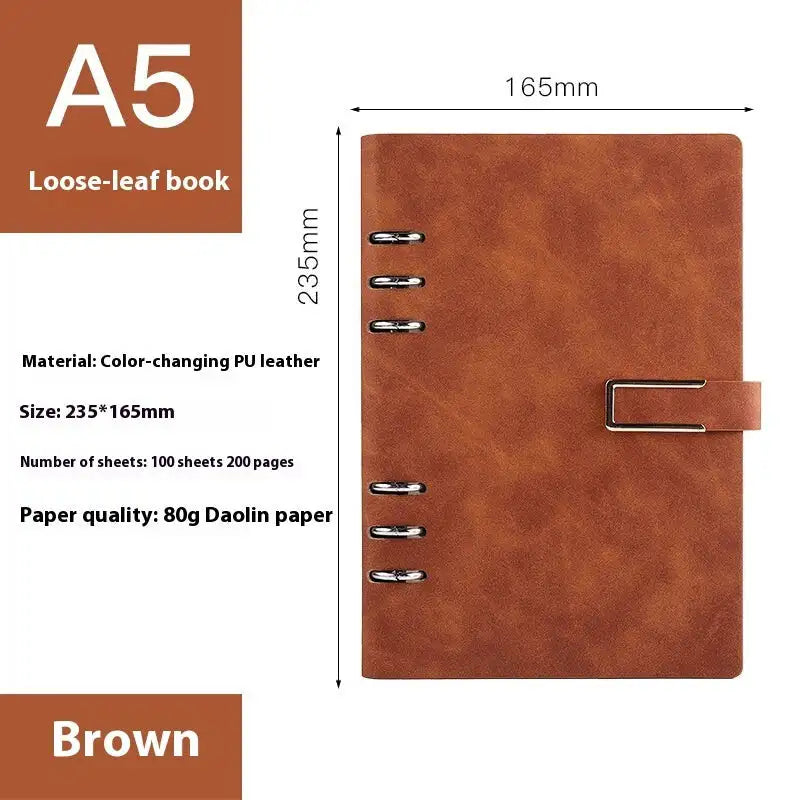 Carnet B5 Business – Feuilles Mobiles Pratiques