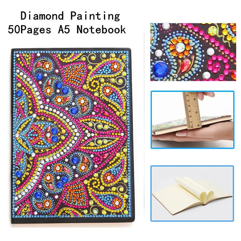 “Oriental 5D Diamond” Notebook – A Jewel Box of Light for Your Ideas