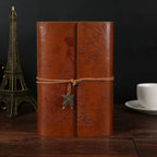 Carnet Papillon Chic – Journal Intime à Cordon en Cuir Vieilli