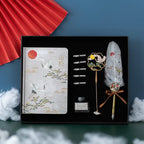 Coffret Carnet Asiatique - Stylo Plume & Accessoires