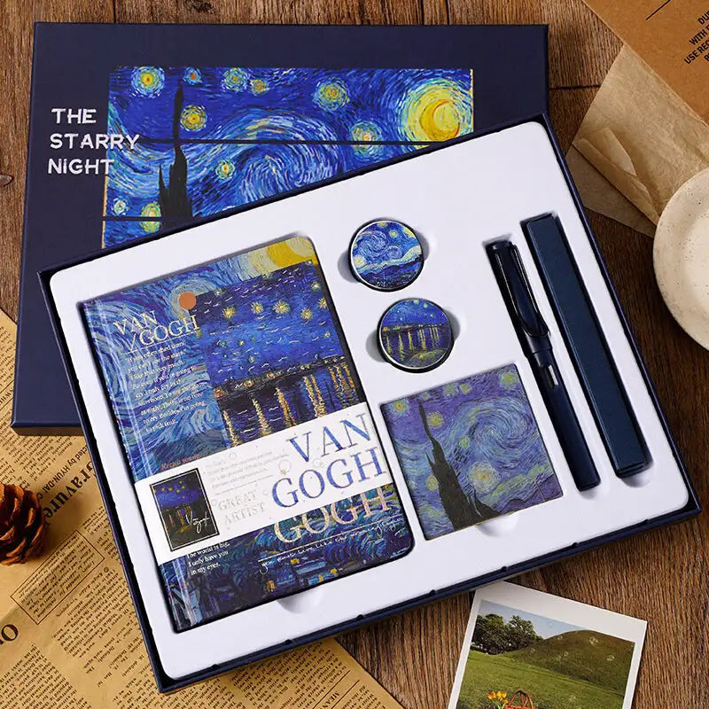 Coffret Carnet “Van Gogh” ou "Monet" & Accessoires