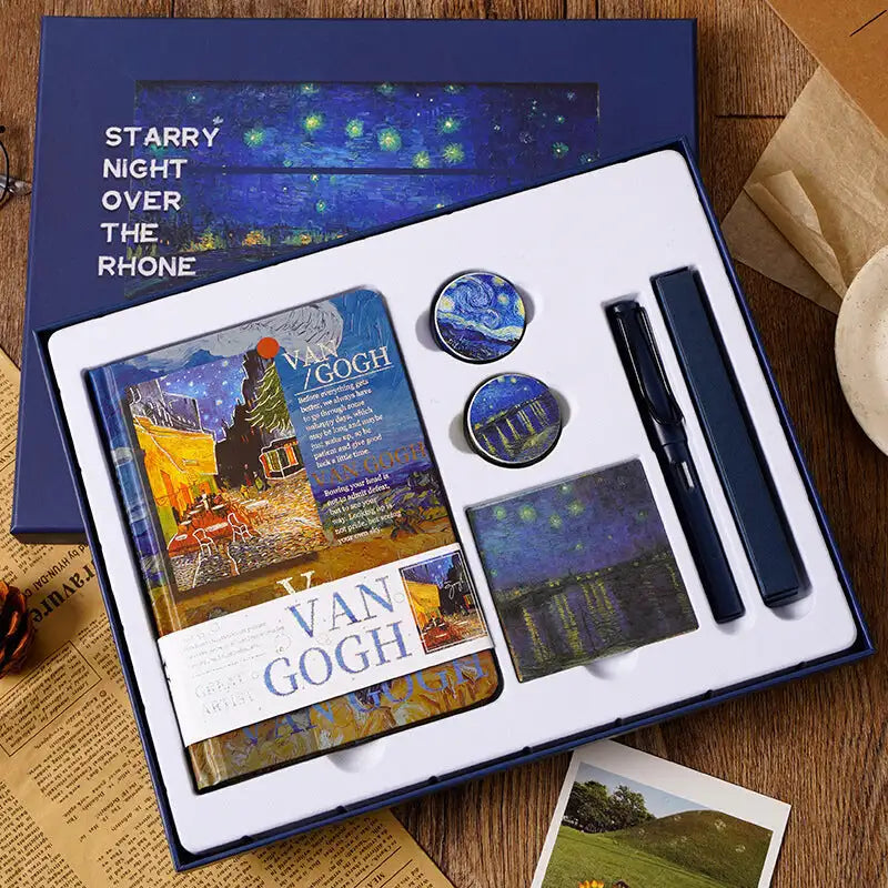 Coffret Carnet “Van Gogh” ou "Monet" & Accessoires