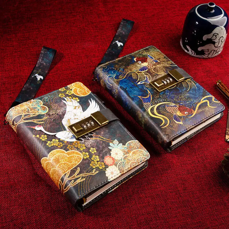 Journal Intime à Serrure - Thème Asiatique