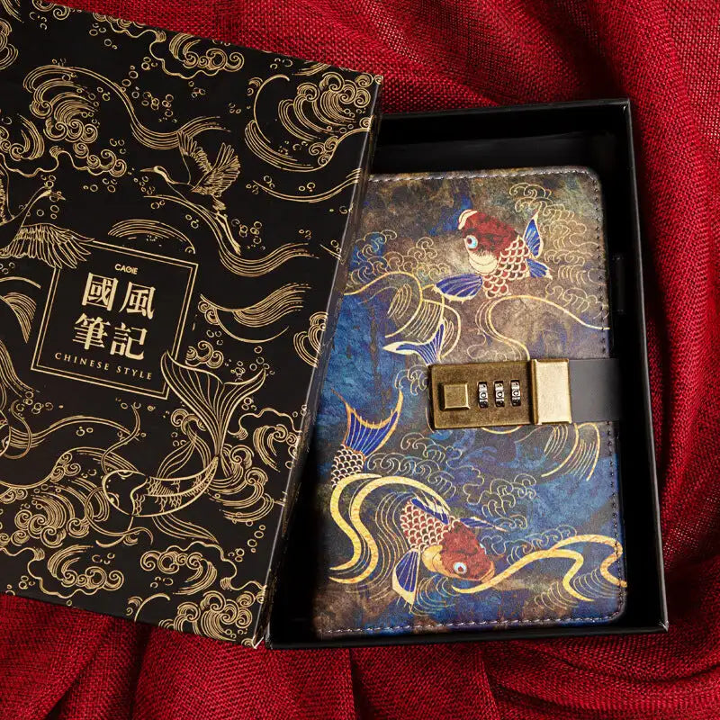 journal-intime-a-serrure-theme-asiatique-0