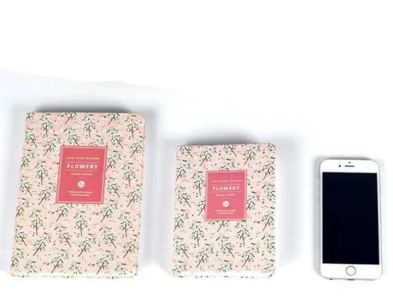 Notebook & Agenda Fleuris A6 - Notebook Pratique 2-en-1