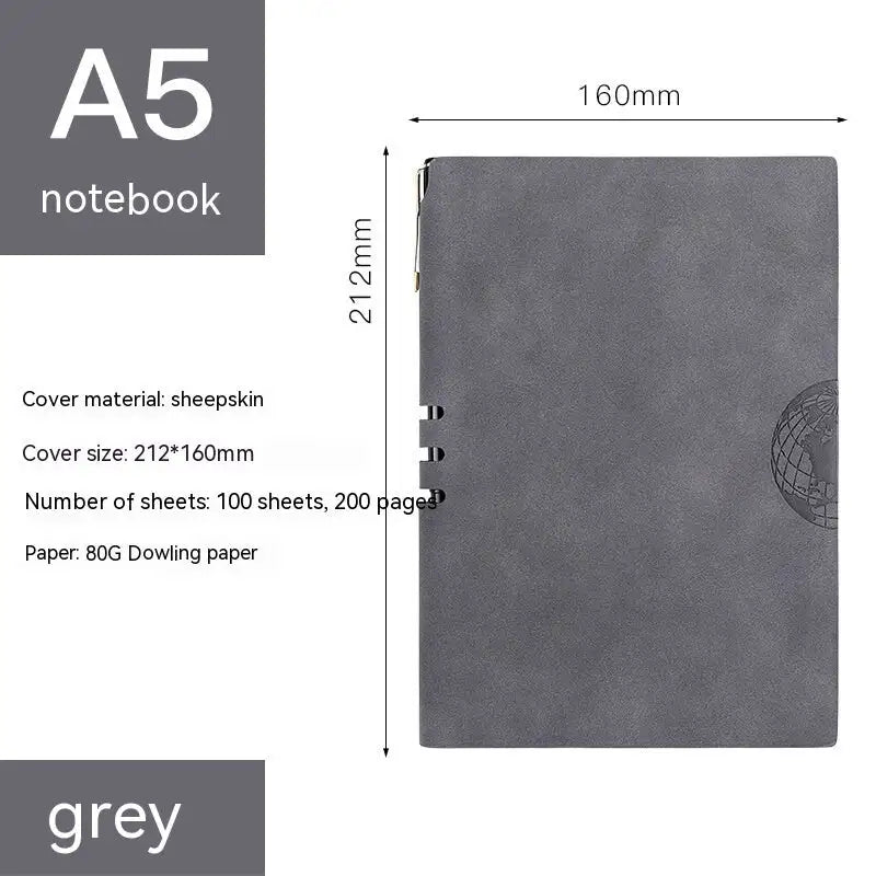Notebook Professionnel En Simili Daim