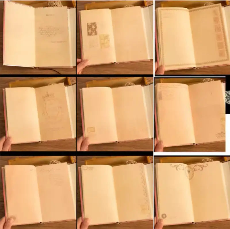 Notebook Rétro à Fermeture Magnétique