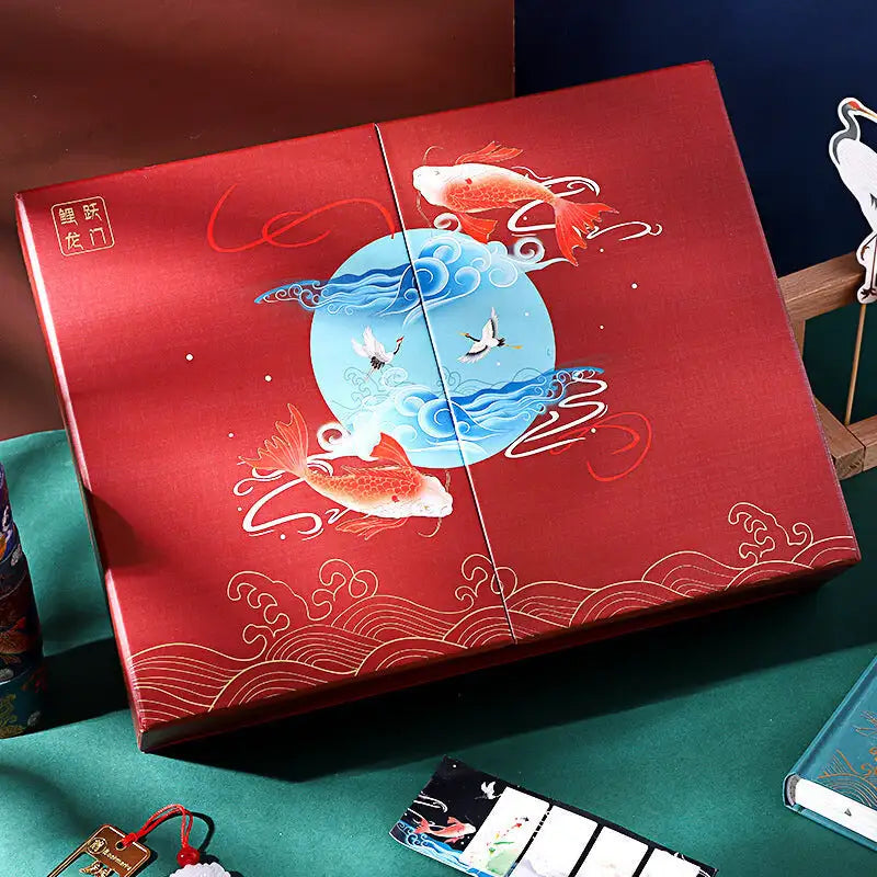 Notebook Rigide Créatif - Thème Asiatique - Coffret Cadeau