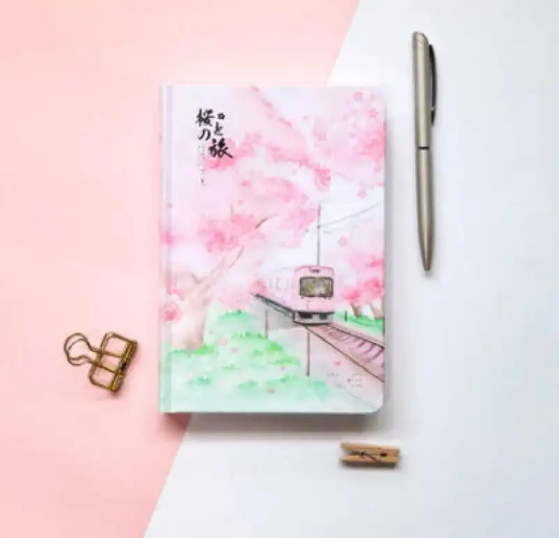 notebook-rigide-sakura-express-fleurs-et-motif-japonais-destination-hanami-rose-0